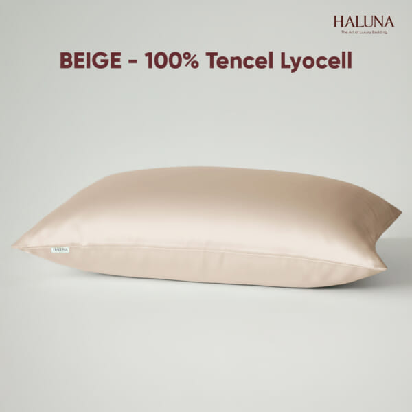 Vỏ Gối Nằm Tencel 60s Haluna Cao Cấp – Không Xù Lông, Mềm Mát